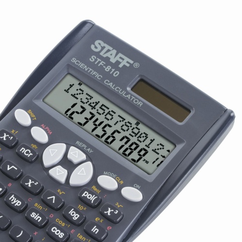 Калькулятор инженерный двухстрочный Staff STF-810 240 функций 12 разрядов 250280 фото 7